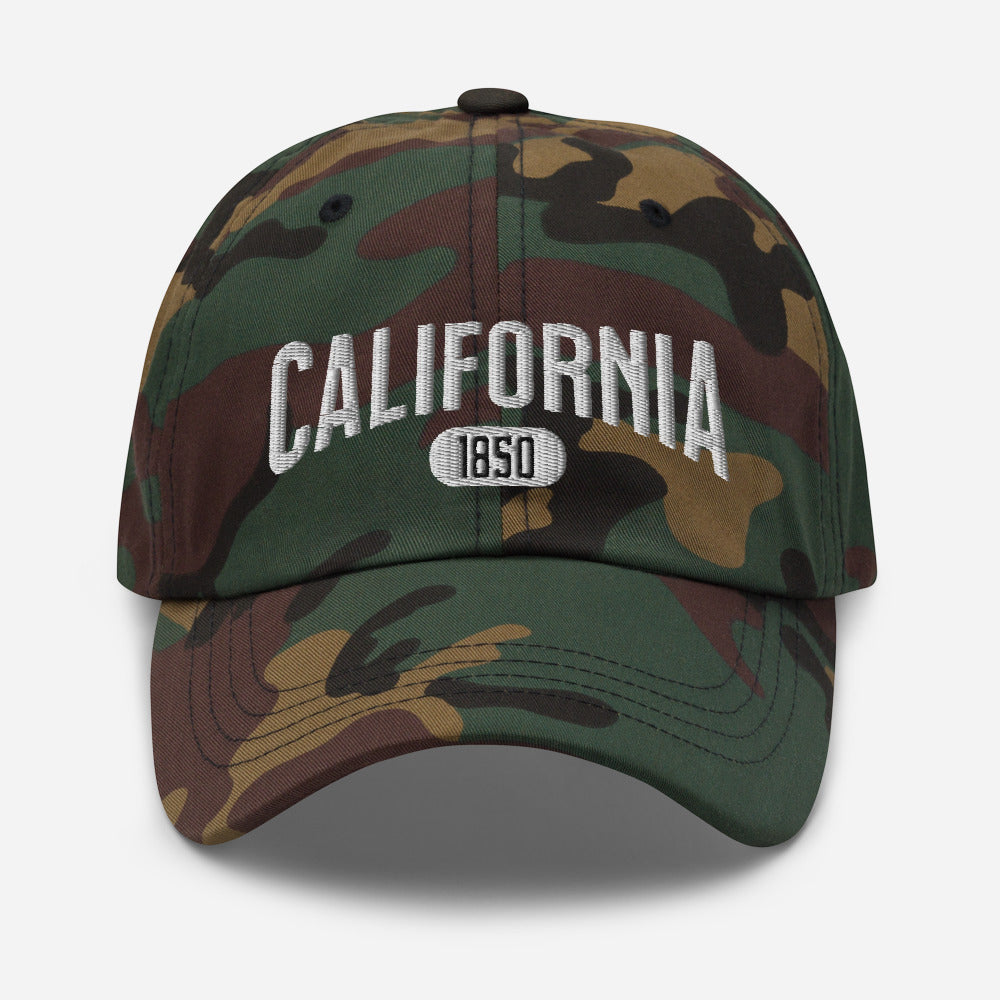 California 1850 Embroidered Unisex Baseball Cap