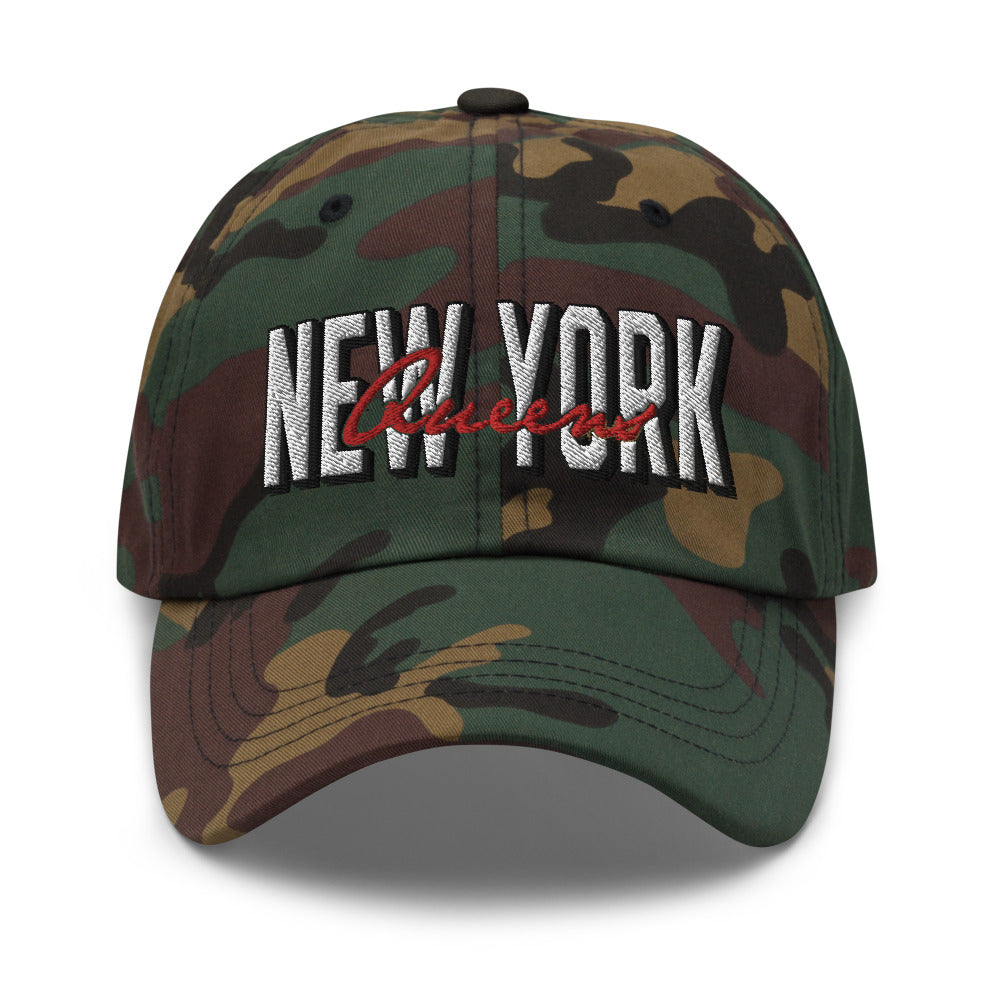 New York Queens Embroidered Unisex Baseball Cap
