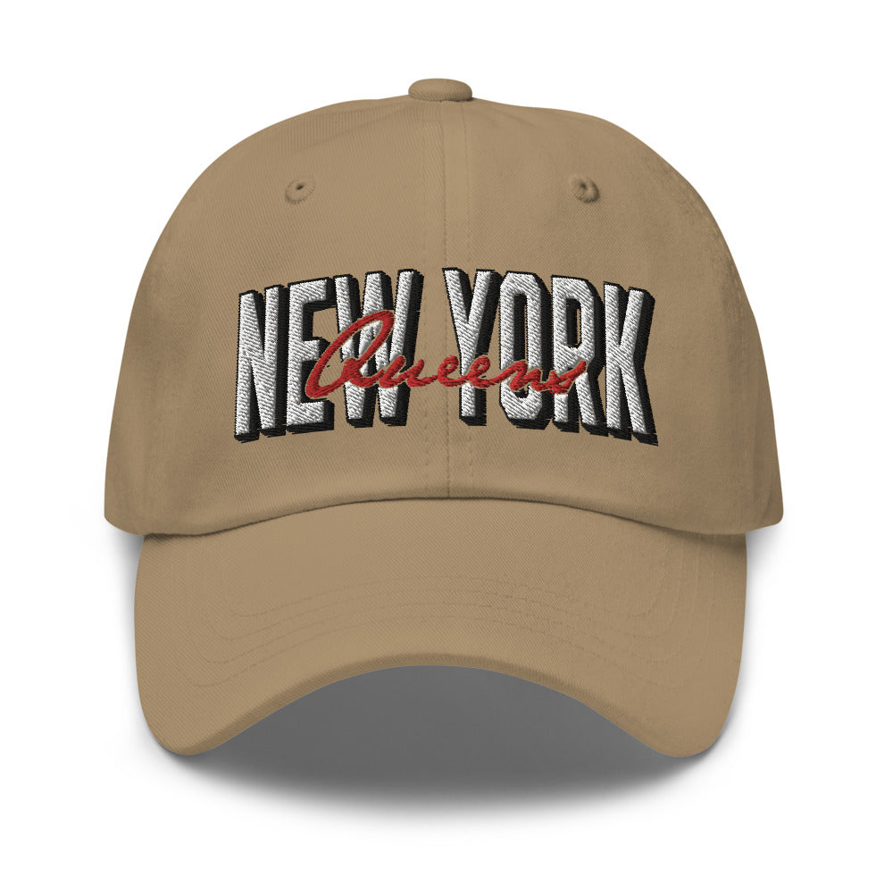 New York Queens Embroidered Unisex Baseball Cap