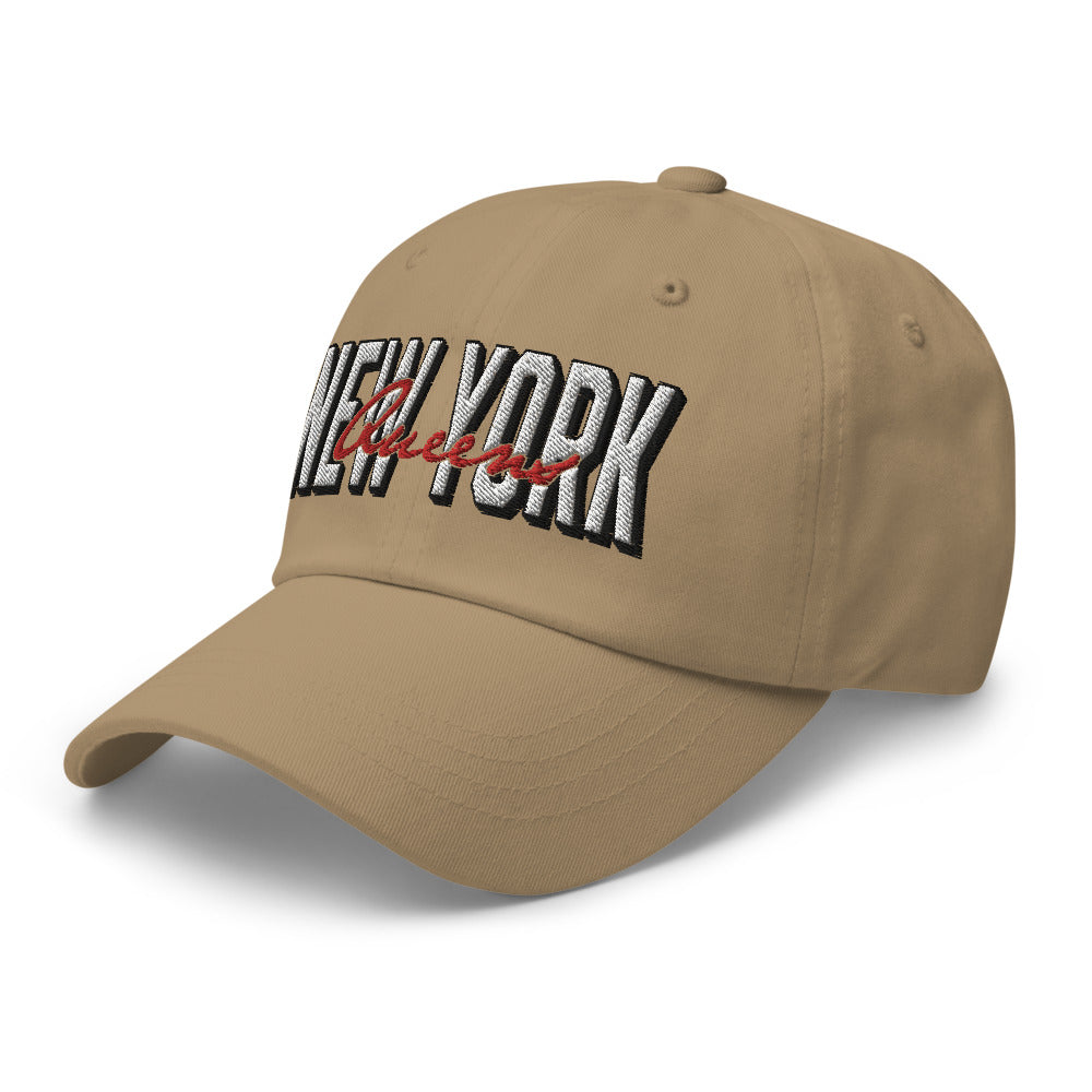 New York Queens Embroidered Unisex Baseball Cap