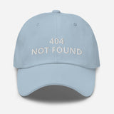 404 Not Found Embroidered Unisex Classic Dad hat - BUCKET POPCORN