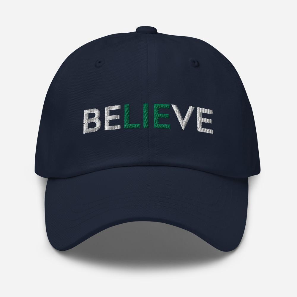 Believe Fun Embroidered Unisex Baseball Cap - BUCKET POPCORN