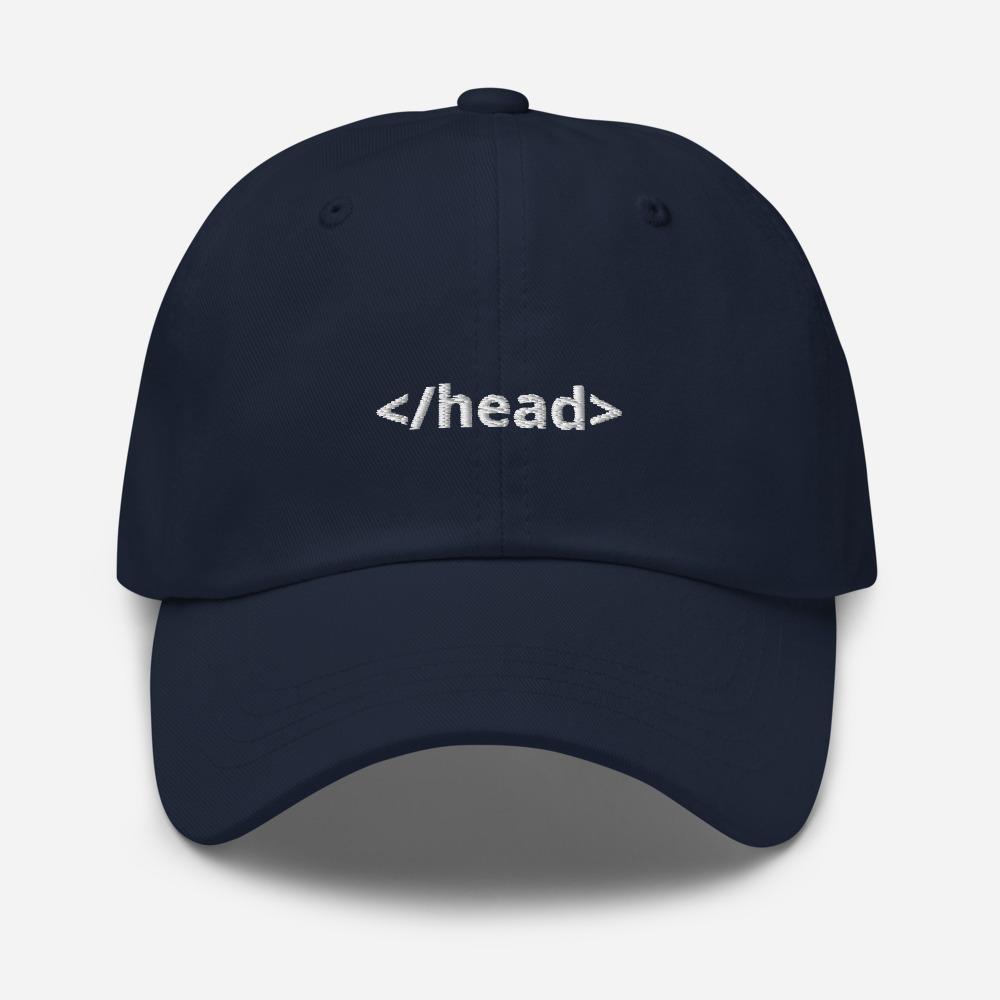 Code </head> Embroidered Unisex Baseball Cap - BUCKET POPCORN