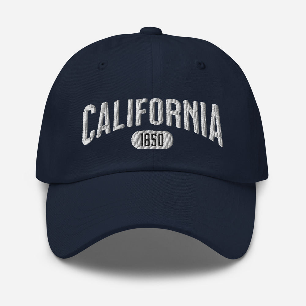 California 1850 Embroidered Unisex Baseball Cap