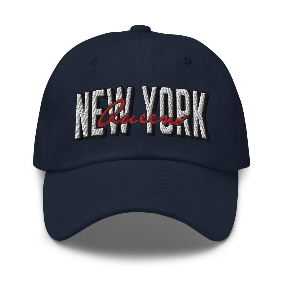 New York Queens Embroidered Unisex Baseball Cap