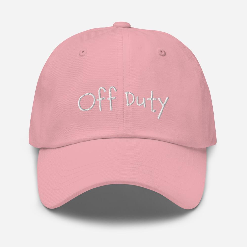 Off Duty Fun Embroidered Unisex Baseball Cap - BUCKET POPCORN