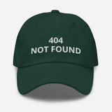 404 Not Found Embroidered Unisex Classic Dad hat - BUCKET POPCORN