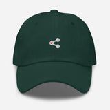 Share Love Icon Embroidered Unisex Baseball Cap - BUCKET POPCORN