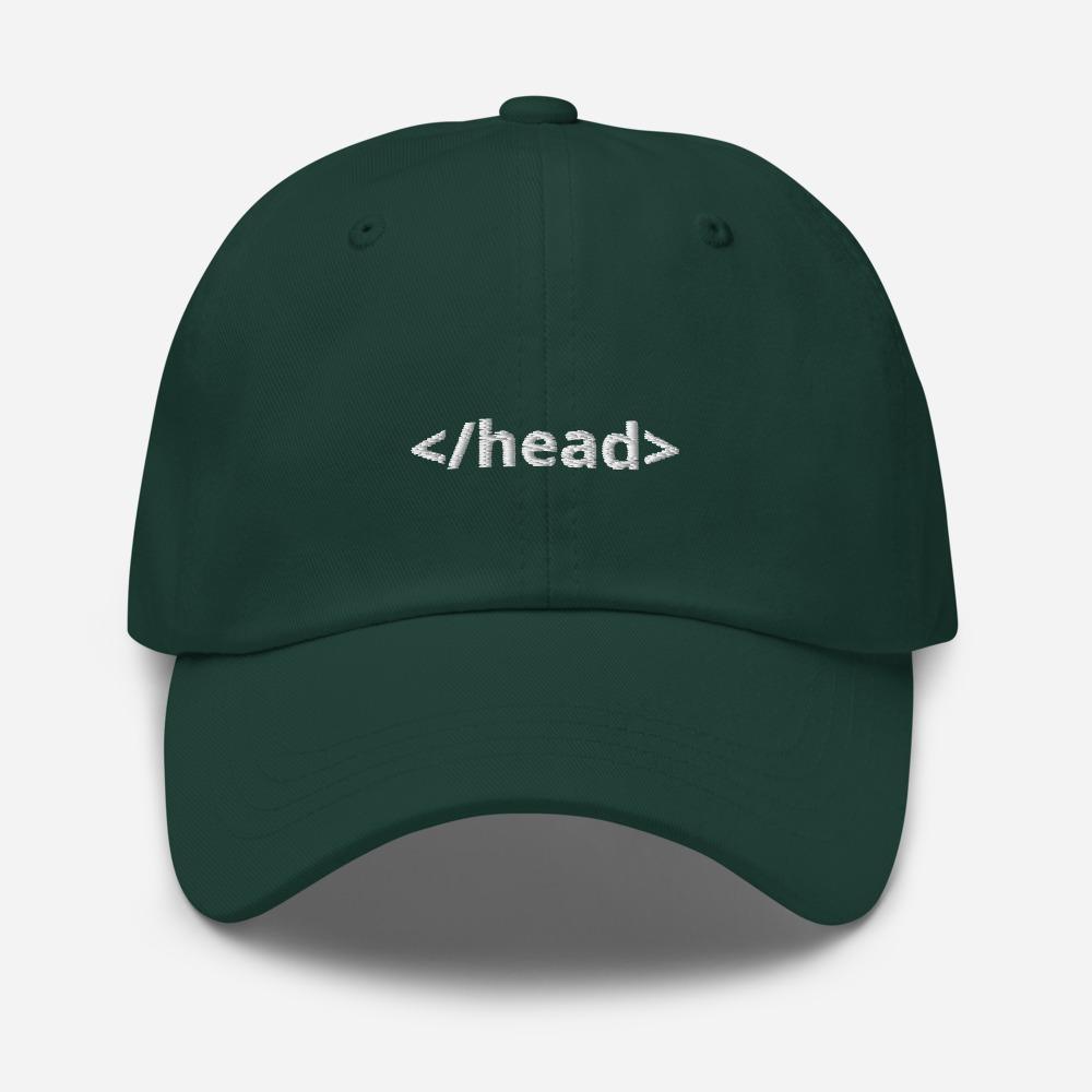 Code </head> Embroidered Unisex Baseball Cap - BUCKET POPCORN