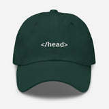 Code </head> Embroidered Unisex Baseball Cap - BUCKET POPCORN