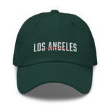 Los Angeles in English and Japanese Embroidered Unisex Baseball Cap