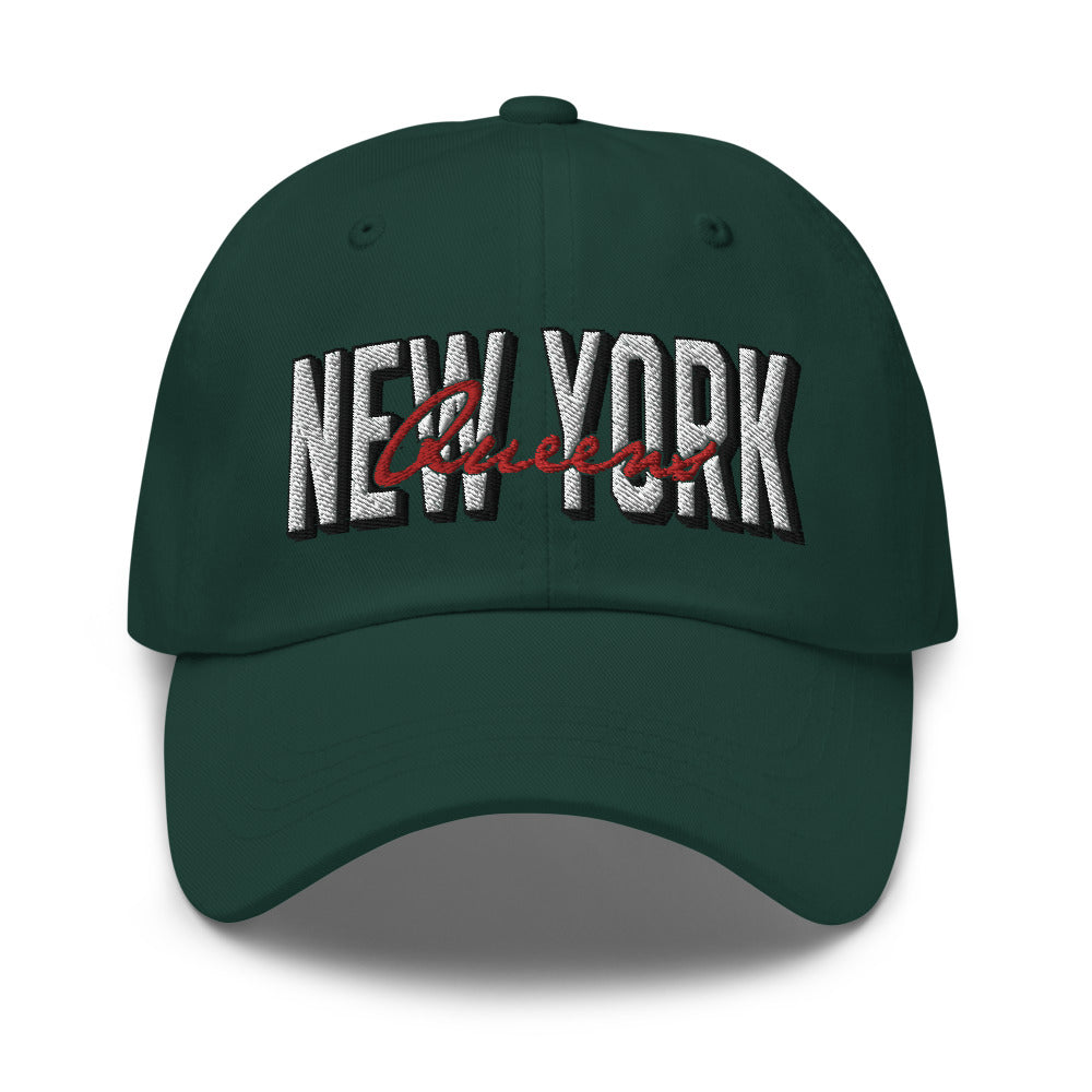 New York Queens Embroidered Unisex Baseball Cap