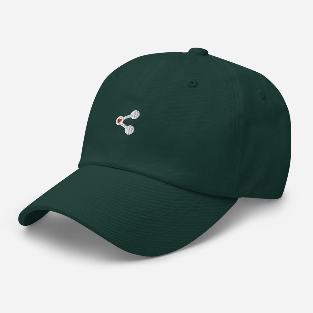 Share Love Icon Embroidered Unisex Baseball Cap - BUCKET POPCORN
