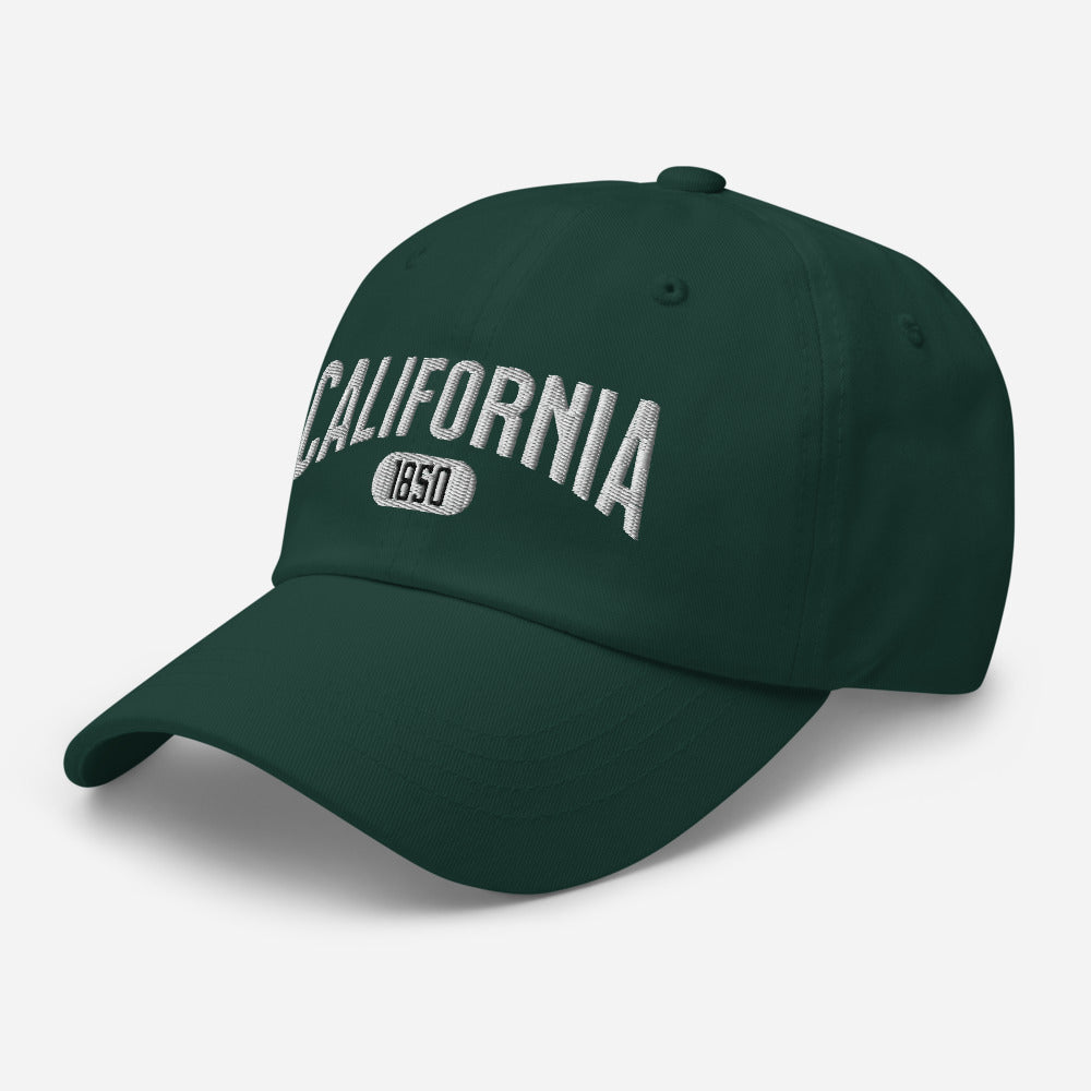 California 1850 Embroidered Unisex Baseball Cap