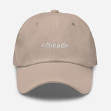Code </head> Embroidered Unisex Baseball Cap - BUCKET POPCORN