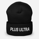 Plus Ultra Embroidered Unisex Cuffed Beanie - BUCKET POPCORN