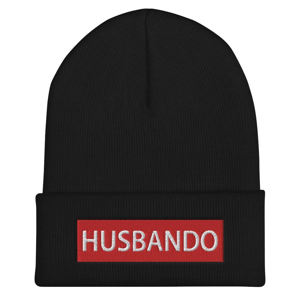 Husbando Anime Lover Embroidered Cuffed Beanie - BUCKET POPCORN
