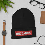 Husbando Anime Lover Embroidered Cuffed Beanie - BUCKET POPCORN