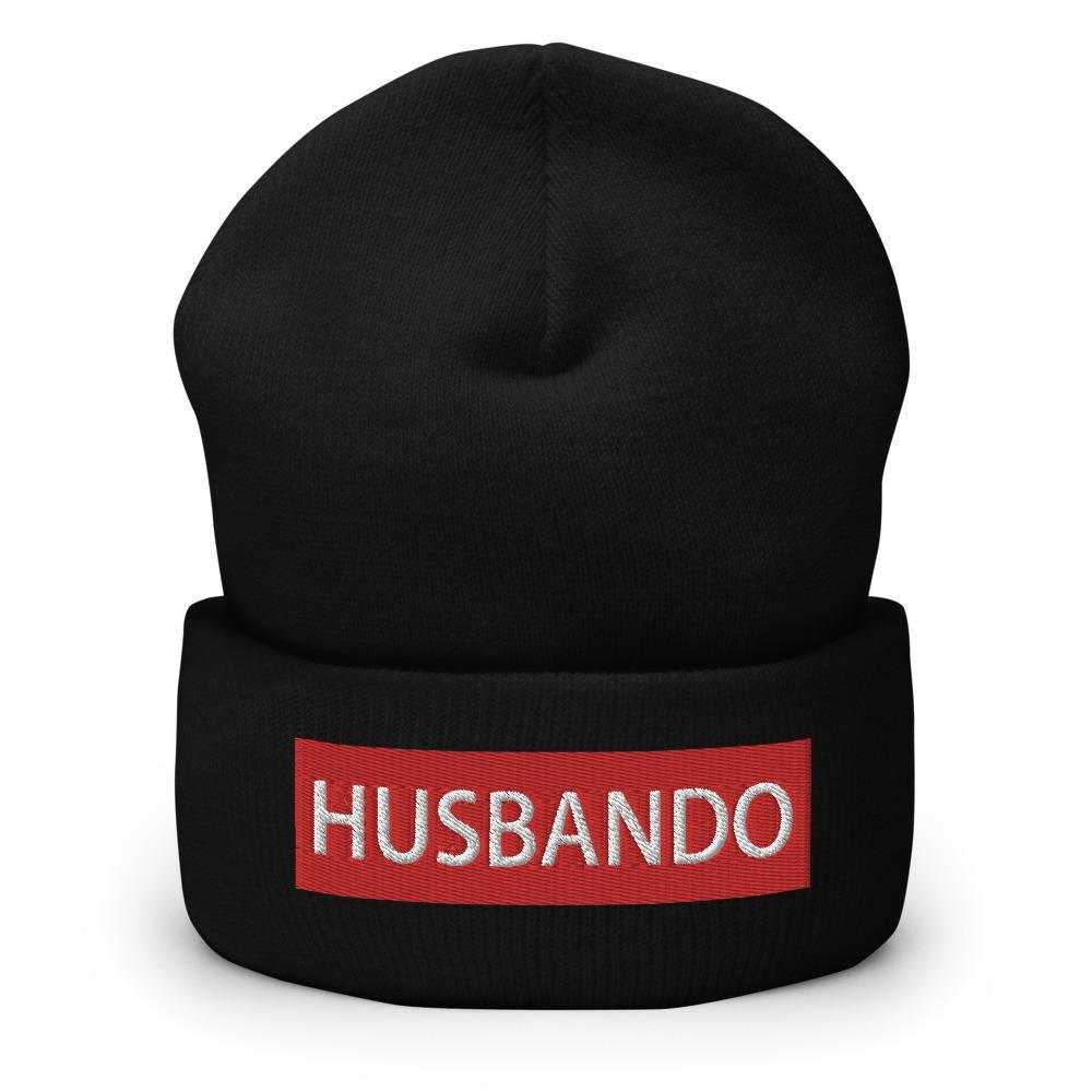 Husbando Anime Lover Embroidered Cuffed Beanie - BUCKET POPCORN