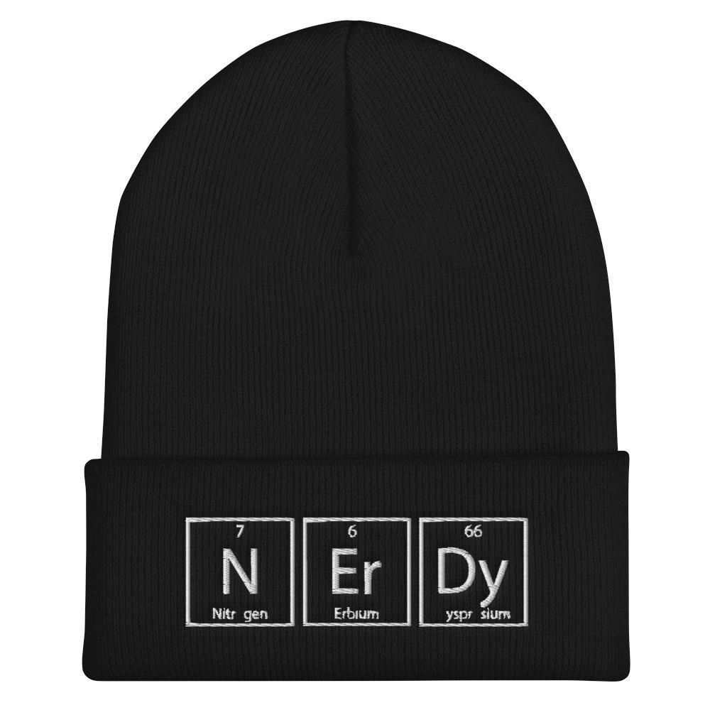Nerdy Embroidered Unisex Cuffed Beanie - BUCKET POPCORN