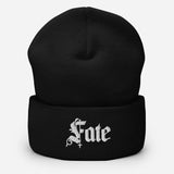 Fate Embroidered Unisex Cuffed Beanie - BUCKET POPCORN