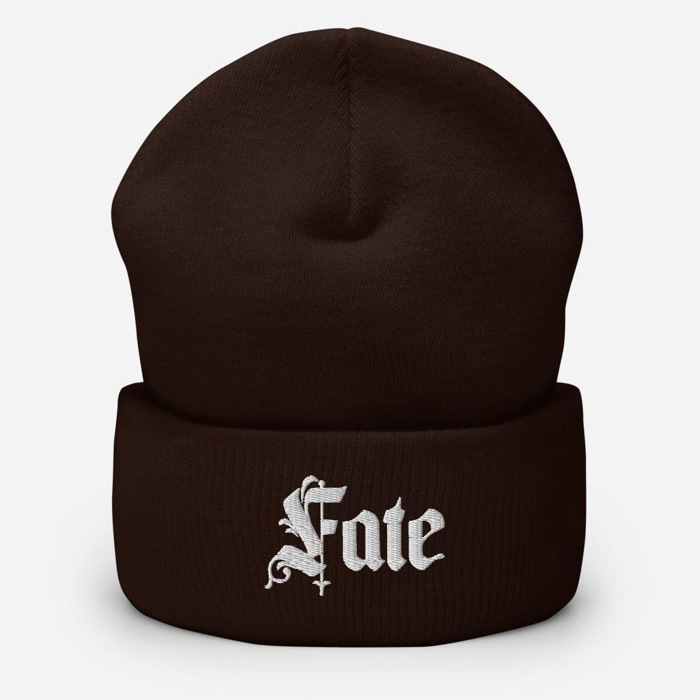 Fate Embroidered Unisex Cuffed Beanie - BUCKET POPCORN