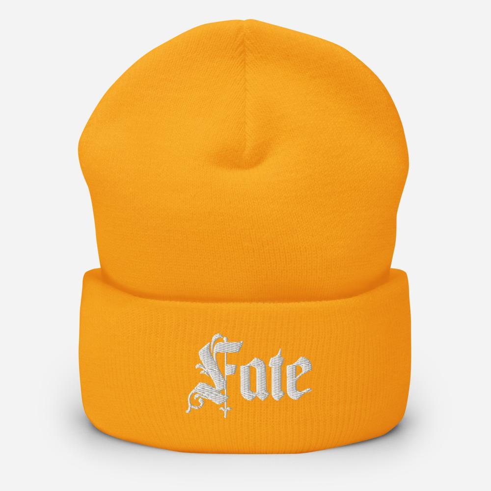Fate Embroidered Unisex Cuffed Beanie - BUCKET POPCORN