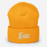 Fate Embroidered Unisex Cuffed Beanie - BUCKET POPCORN