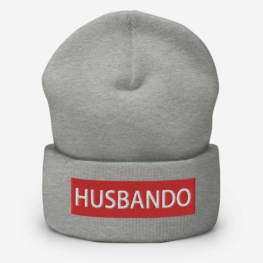 Husbando Anime Lover Embroidered Cuffed Beanie - BUCKET POPCORN