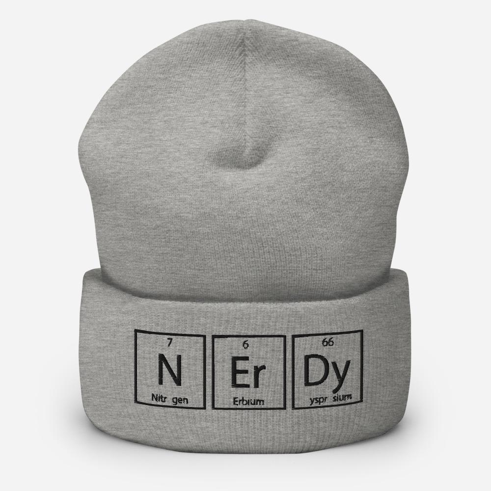 Nerdy Embroidered Unisex Cuffed Beanie - BUCKET POPCORN