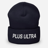 Plus Ultra Embroidered Unisex Cuffed Beanie - BUCKET POPCORN