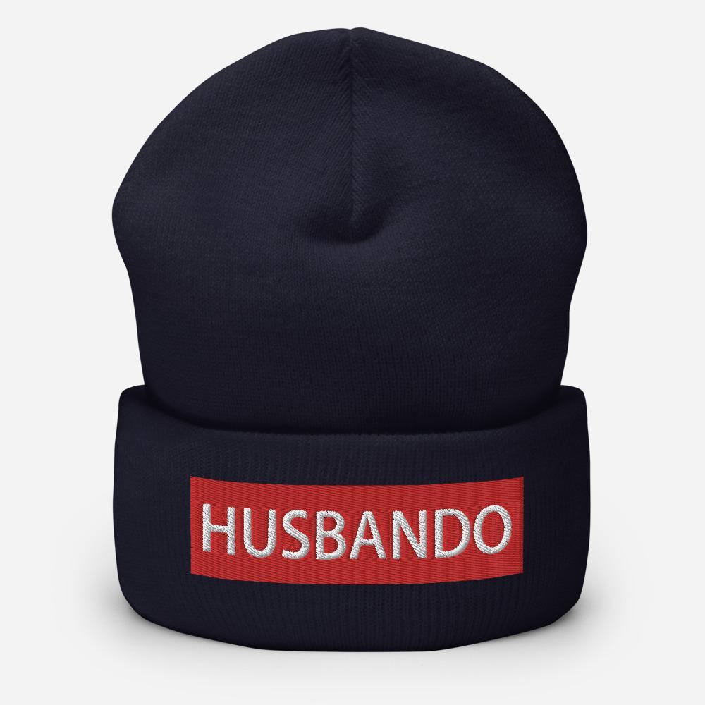 Husbando Anime Lover Embroidered Cuffed Beanie - BUCKET POPCORN