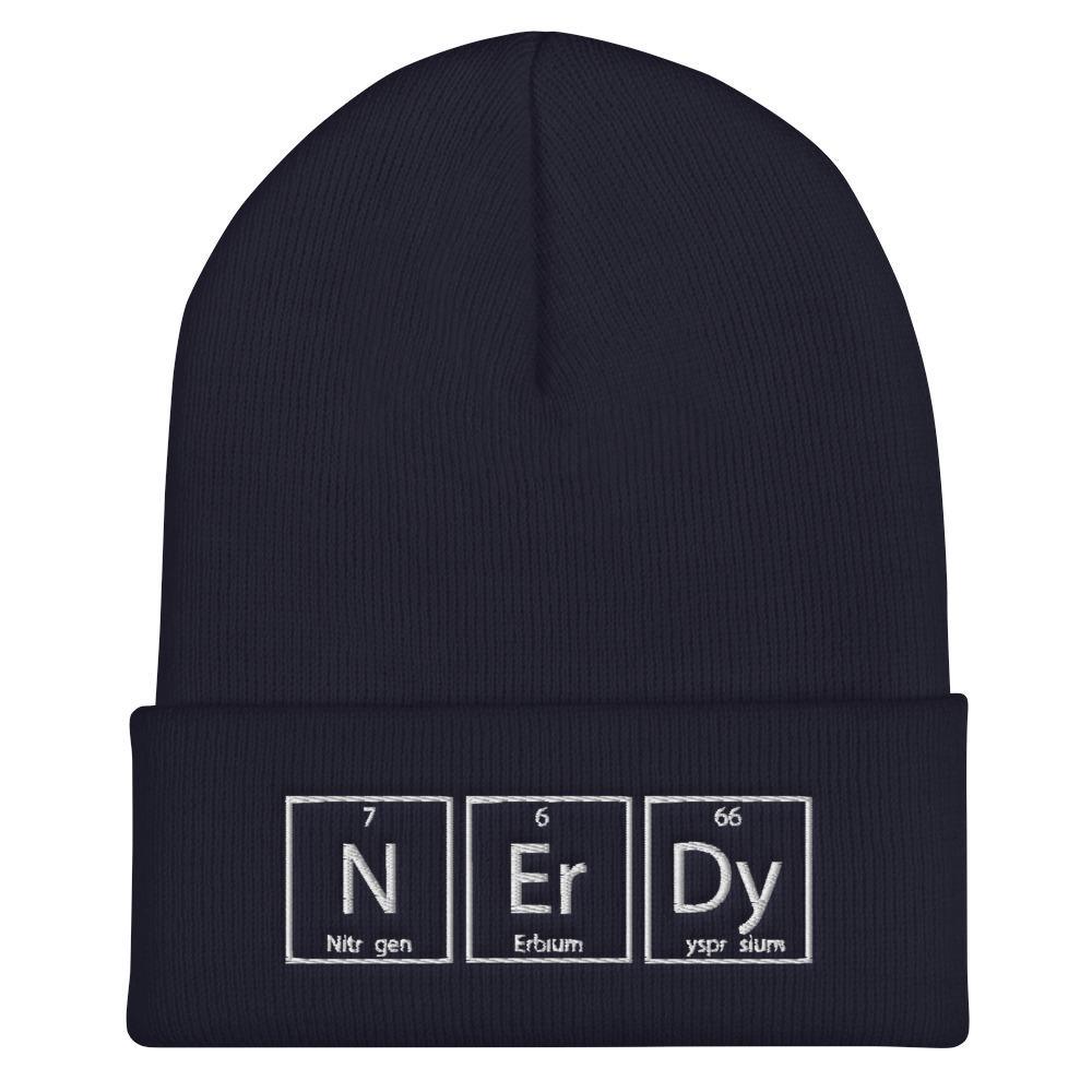 Nerdy Embroidered Unisex Cuffed Beanie - BUCKET POPCORN