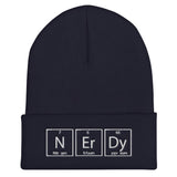 Nerdy Embroidered Unisex Cuffed Beanie - BUCKET POPCORN