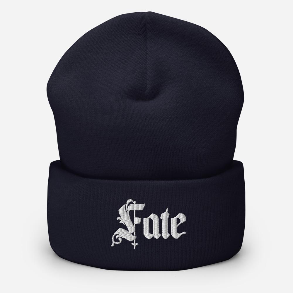 Fate Embroidered Unisex Cuffed Beanie - BUCKET POPCORN