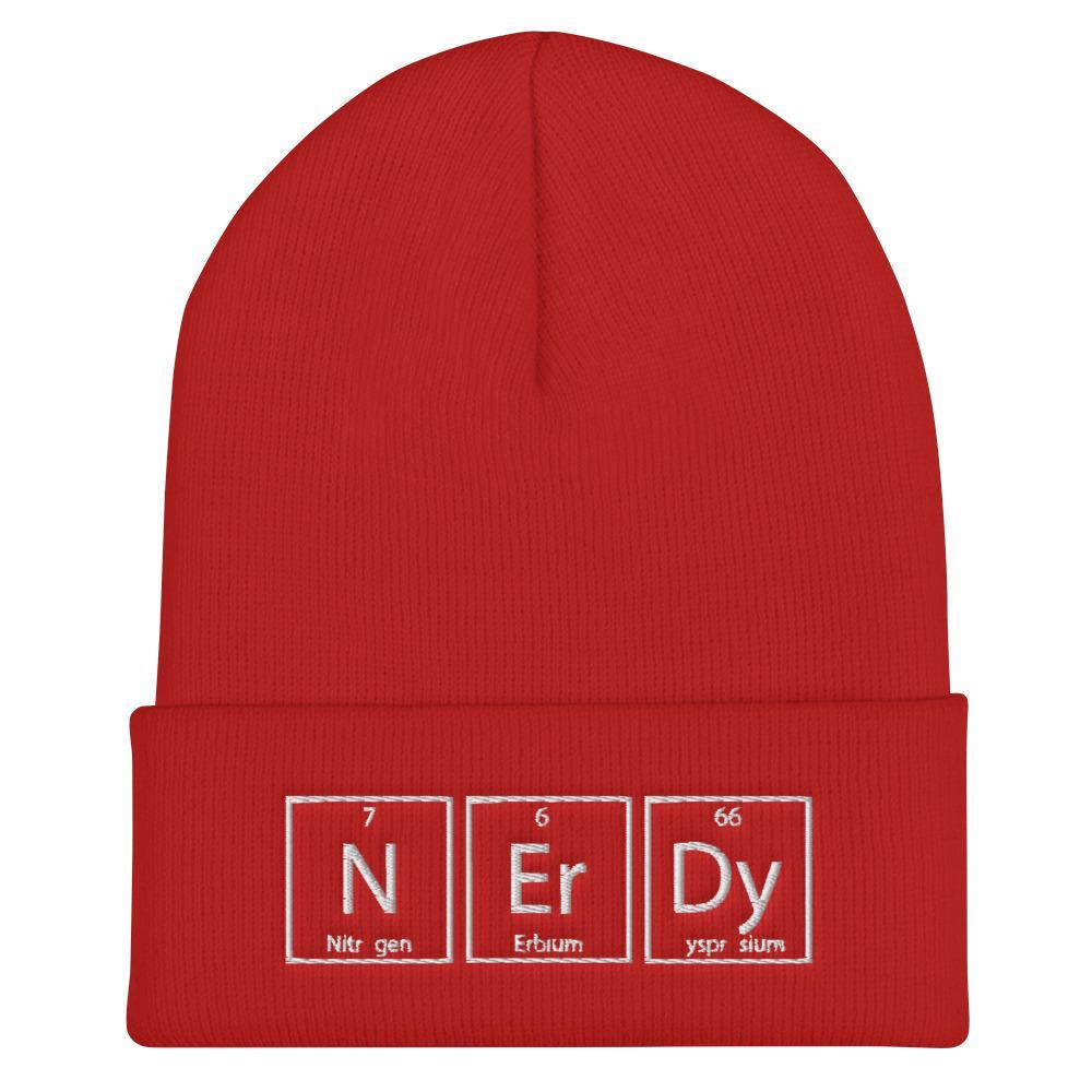 Nerdy Embroidered Unisex Cuffed Beanie - BUCKET POPCORN