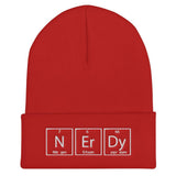 Nerdy Embroidered Unisex Cuffed Beanie - BUCKET POPCORN