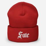 Fate Embroidered Unisex Cuffed Beanie - BUCKET POPCORN