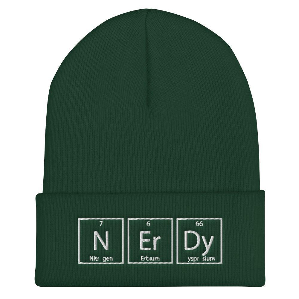 Nerdy Embroidered Unisex Cuffed Beanie - BUCKET POPCORN