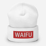 Waifu Anime Lover Embroidered Cuffed Beanie