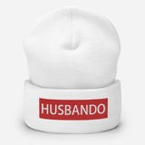 Husbando Anime Lover Embroidered Cuffed Beanie - BUCKET POPCORN