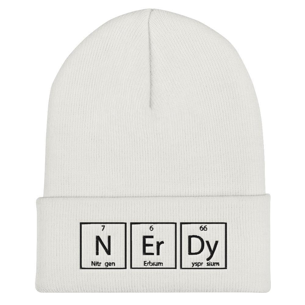 Nerdy Embroidered Unisex Cuffed Beanie - BUCKET POPCORN
