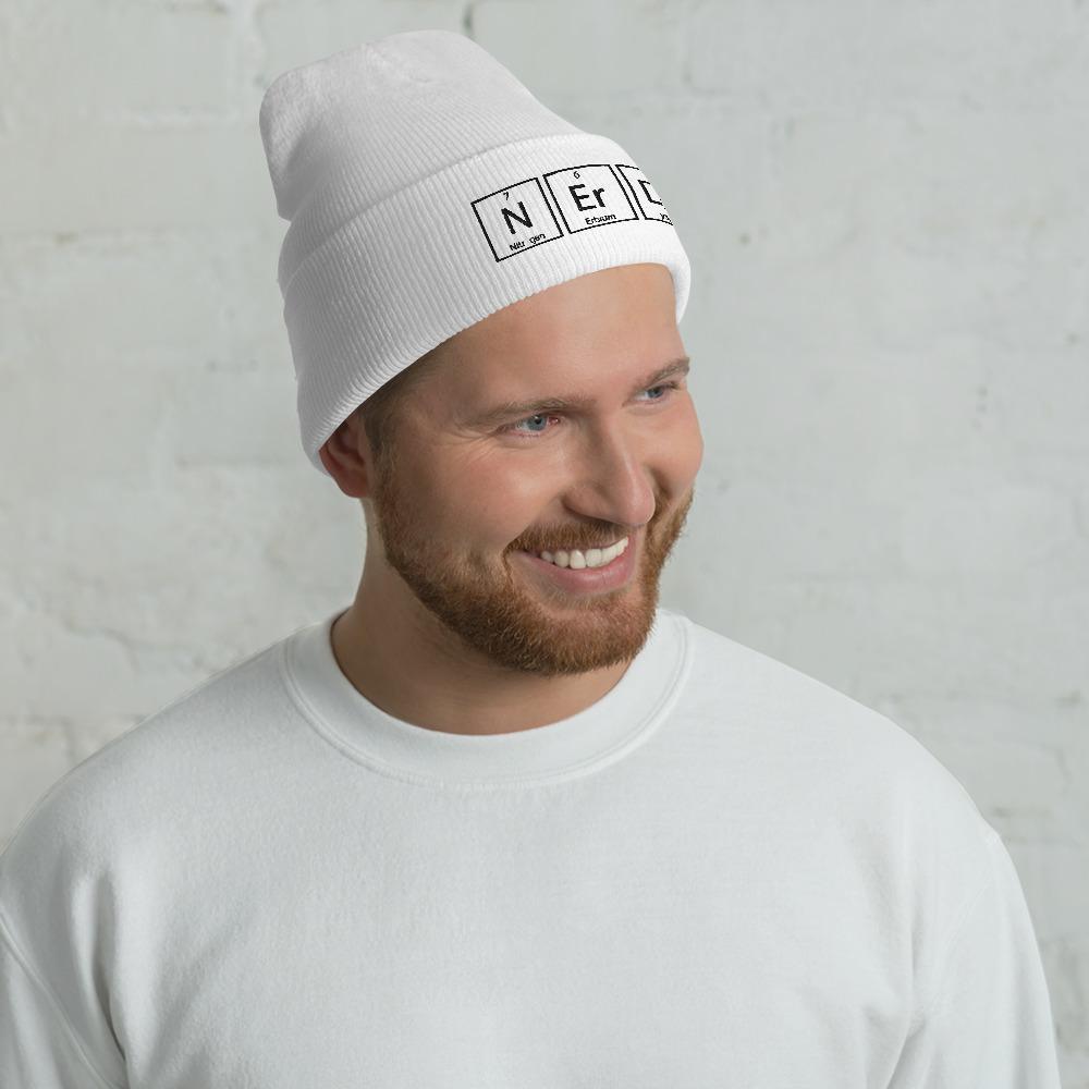 Nerdy Embroidered Unisex Cuffed Beanie - BUCKET POPCORN