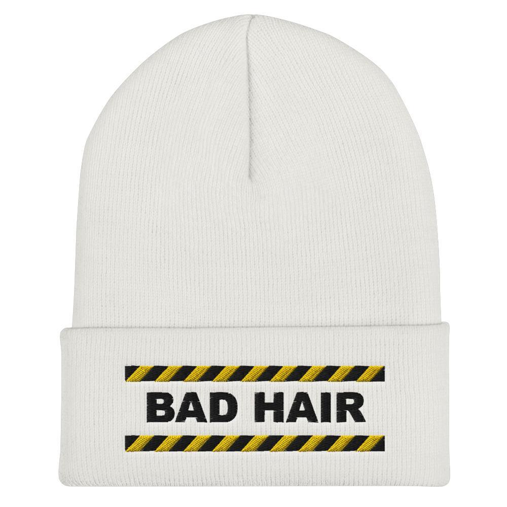 Bad Hair Alert Fun Unisex Cuffed Beanie - BUCKET POPCORN