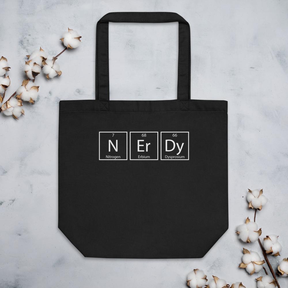 Funny Nerdy Periodic Table Inspired Eco Tote Bag - BUCKET POPCORN