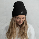 Cute Paper Clip Embroidered Unisex Cuffed Beanie - BUCKET POPCORN
