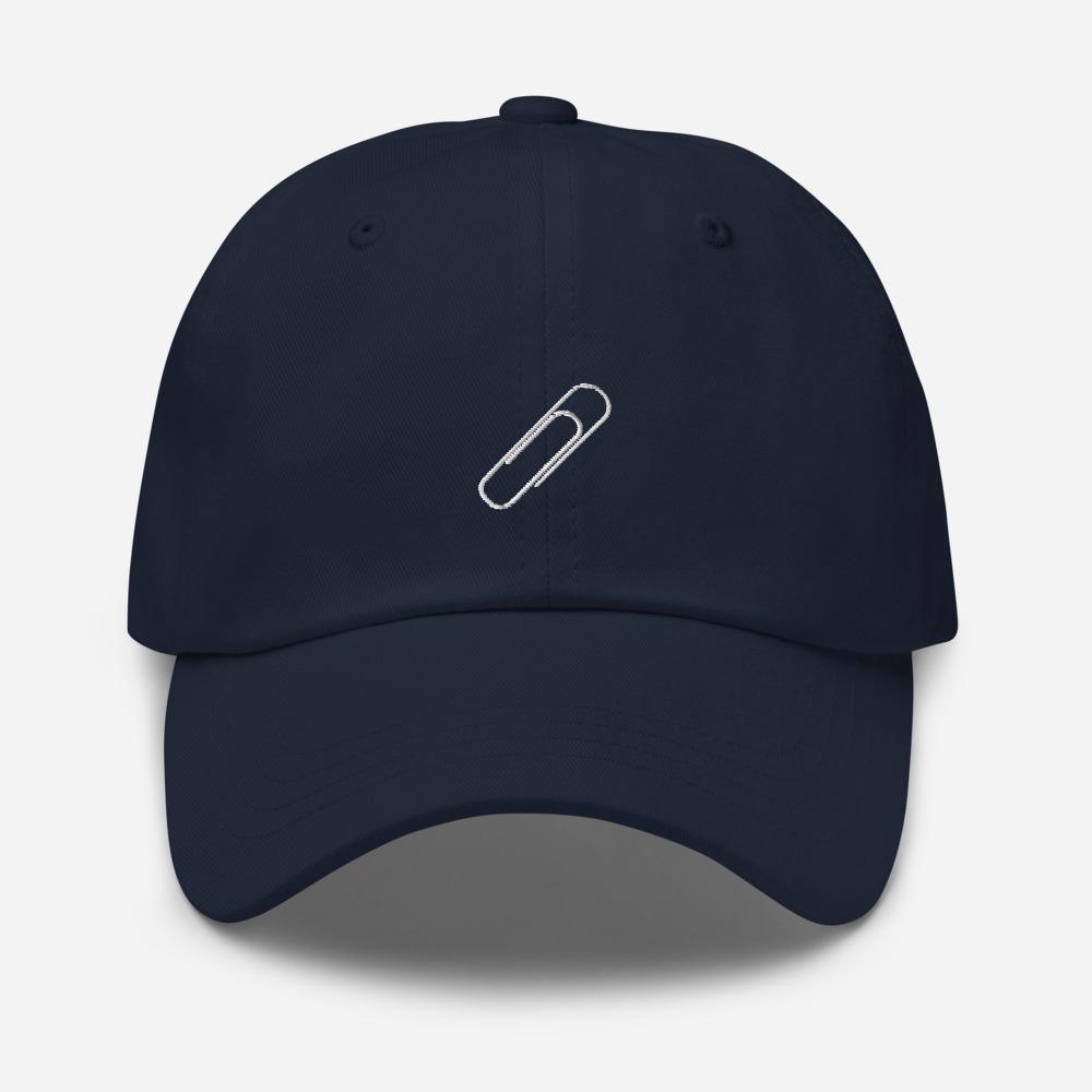 Cute Paper Clip Embroidered Unisex Baseball Cap - BUCKET POPCORN