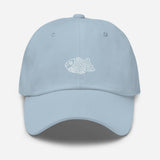 Taiyaki Waffle Fish Icon Embroidered Unisex Baseball Cap - BUCKET POPCORN