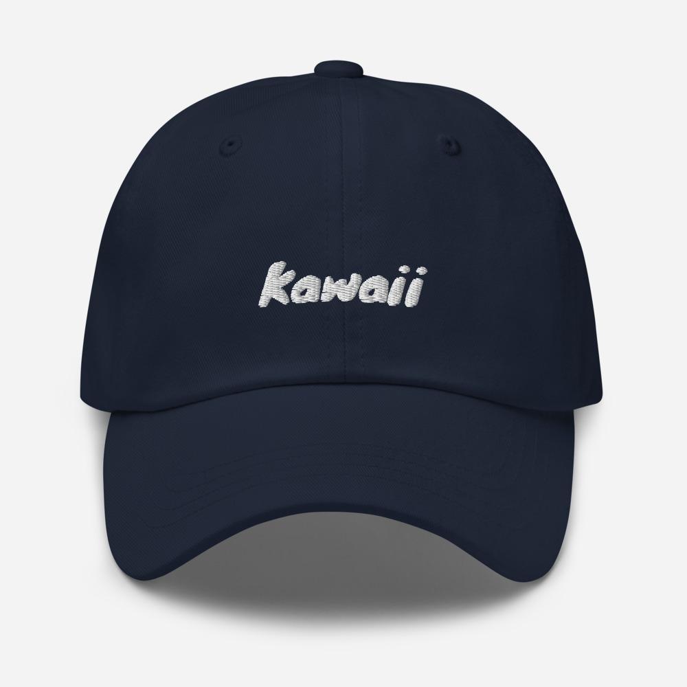Kawaii Japanese Word Embroidered Unisex Baseball Cap - BUCKET POPCORN