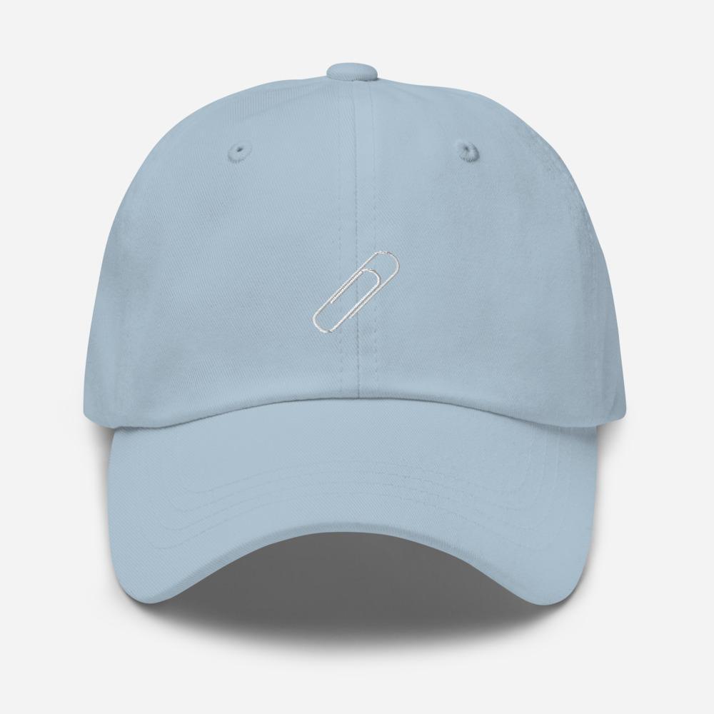 Cute Paper Clip Embroidered Unisex Baseball Cap - BUCKET POPCORN